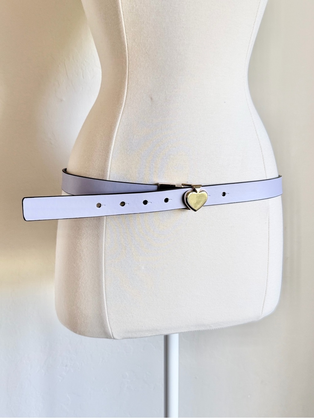 kate spade Lavender Waist Belt with Gold Plated Buckle Accent, Medium NWT